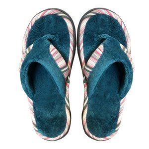 NEW isotoner Women's Mandy Microterry Thong Slipper